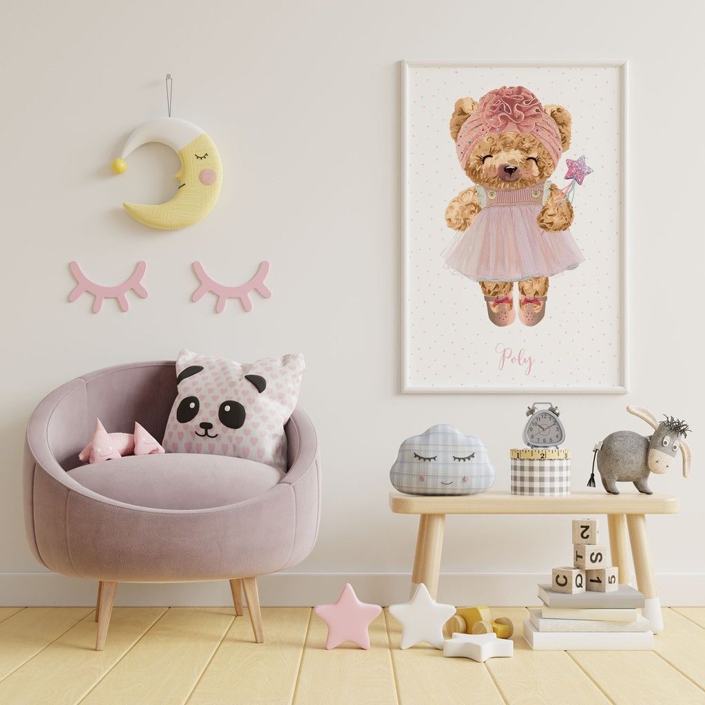 CEBA Plakát Fluffy Puffy Nelly 50 x 70 cm - obrázek 3