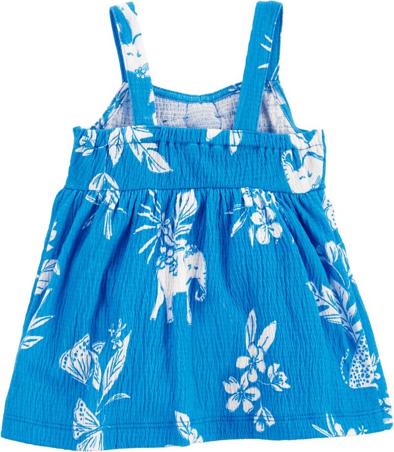 CARTER'S Šaty Blue Floral holka 9m - obrázek 2