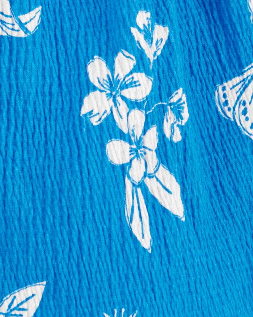 CARTER'S Šaty Blue Floral holka 9m - obrázek 4