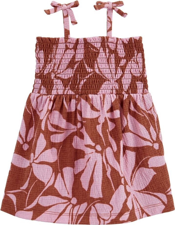 CARTER'S Šaty Brown Floral holka 9m - obrázek 1