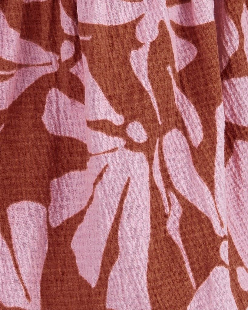 CARTER'S Šaty Brown Floral holka 9m - obrázek 4