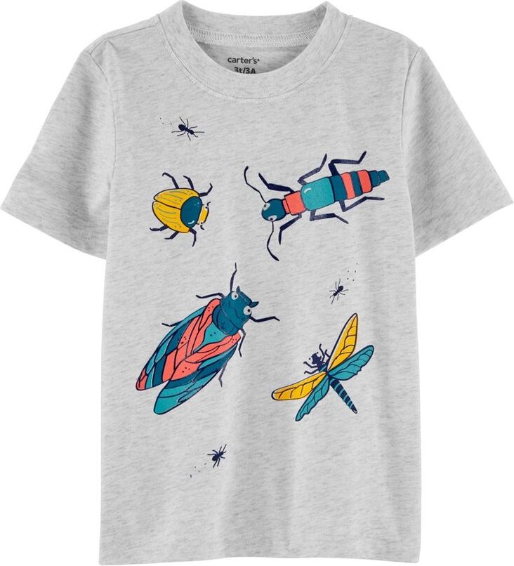 CARTER'S Triko krátký rukáv Grey Bug kluk 9m - obrázek 1