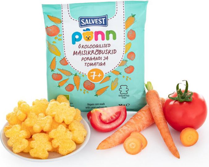 SALVEST Põnn BIO Křupky rajčatové 6 x 20 g - obrázek 4