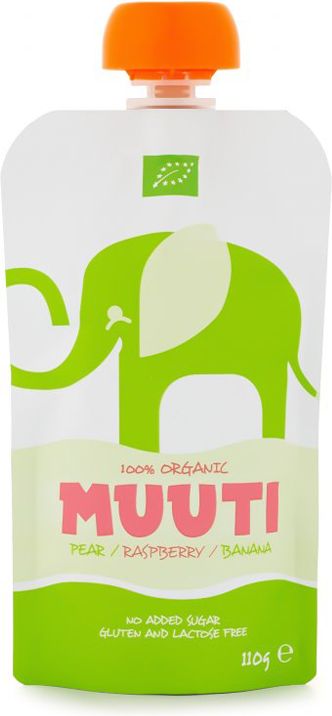 Salvest Muuti BIO Hruška a banán s malinou 6 x 110g - obrázek 2