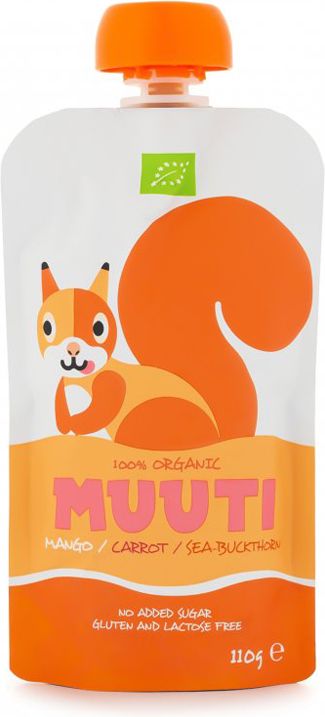 SALVEST Muuti BIO Mango s mrkví a rakytníkem 3 x 110 g - obrázek 2