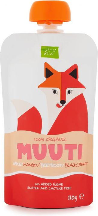 SALVEST Muuti BIO Jablko mango a černý rybíz s červenou řepou 6 x 100 g - obrázek 2