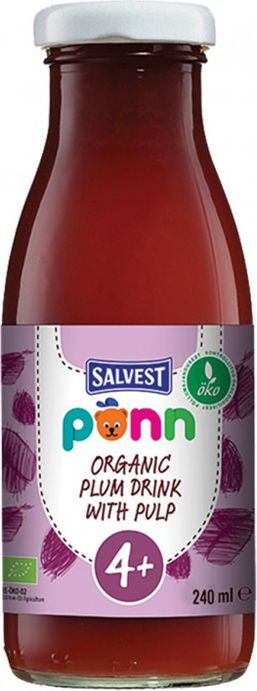 Salvest Põnn BIO Švestková s dužinou 6 x 240 ml - obrázek 2