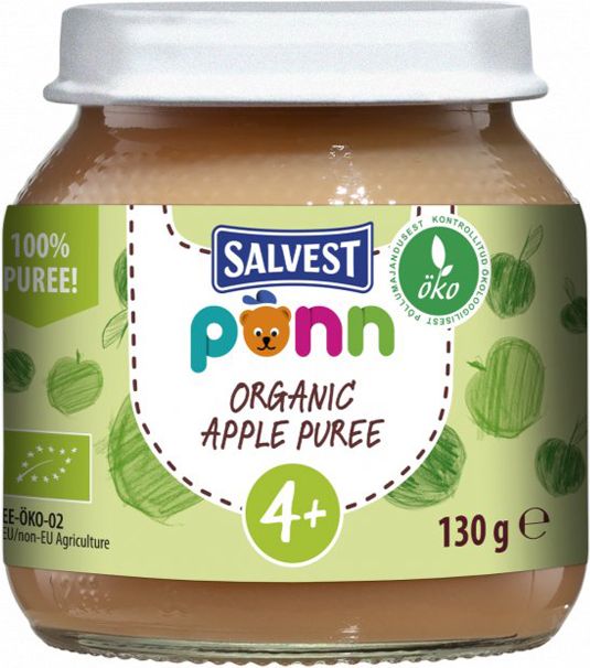 SALVEST Põnn BIO Jablko 100% 3 x 130 g - obrázek 2