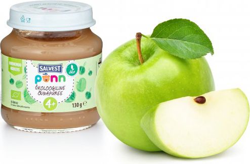 SALVEST Põnn BIO Jablko 100% 3 x 130 g - obrázek 4