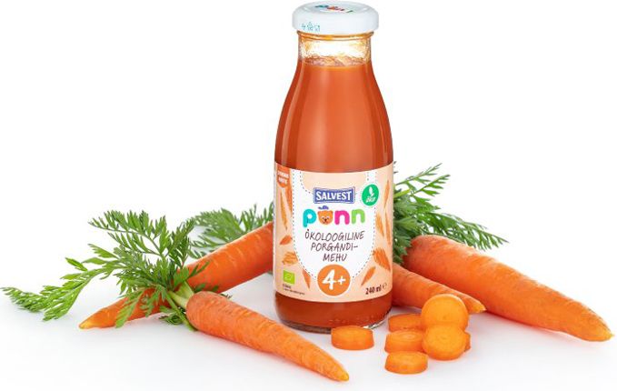 Salvest Põnn BIO Mrkvová s dužinou 6 x 240 ml - obrázek 4