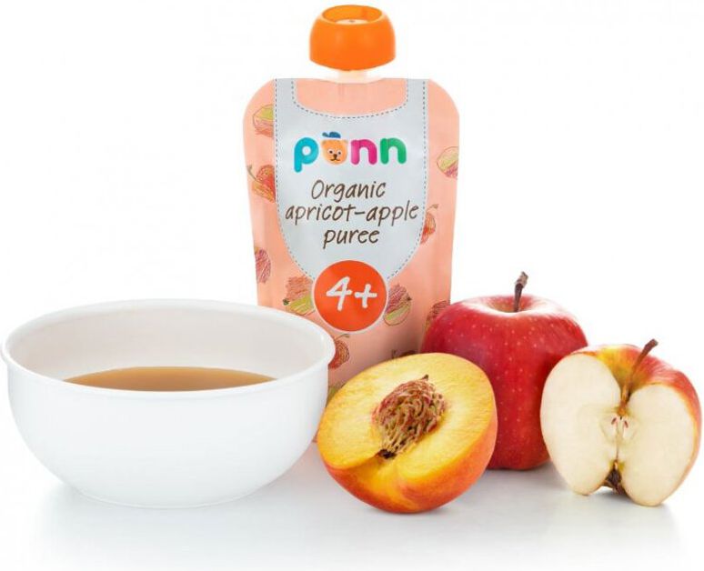 Salvest Põnn SALVEST Ponn BIO Meruňka s jablkem 3 x 100 g - obrázek 4