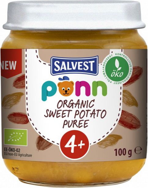 SALVEST Ponn BIO Batátové pyré 6× 100 g - obrázek 2