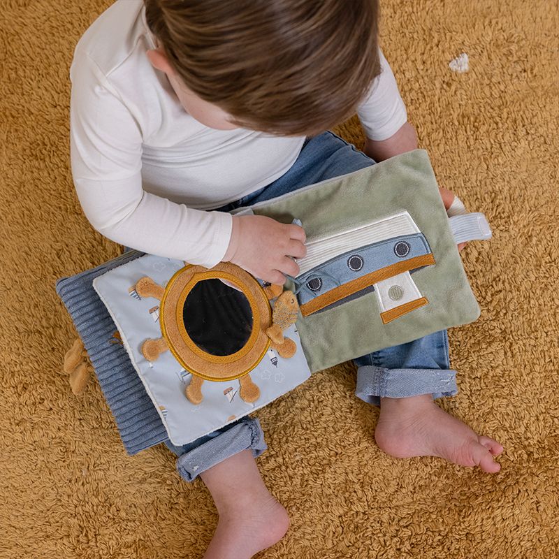 LITTLE DUTCH Knížka plyšová velká Námořnický záliv - obrázek 7