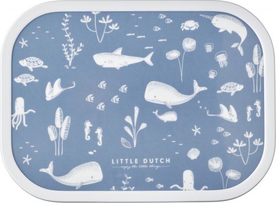 LITTLE DUTCH Box svačinový Ocean Blue - obrázek 3