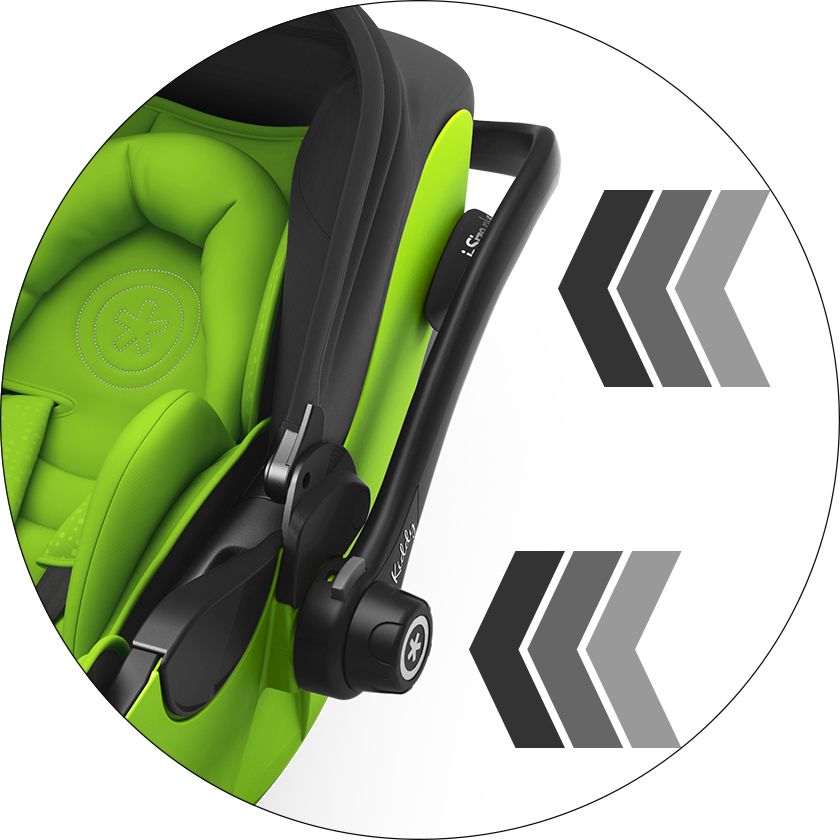 KIDDY Autosedačka Evoluna i-size 2 + Isofix základna 40-83 cm Midnight Black - obrázek 6