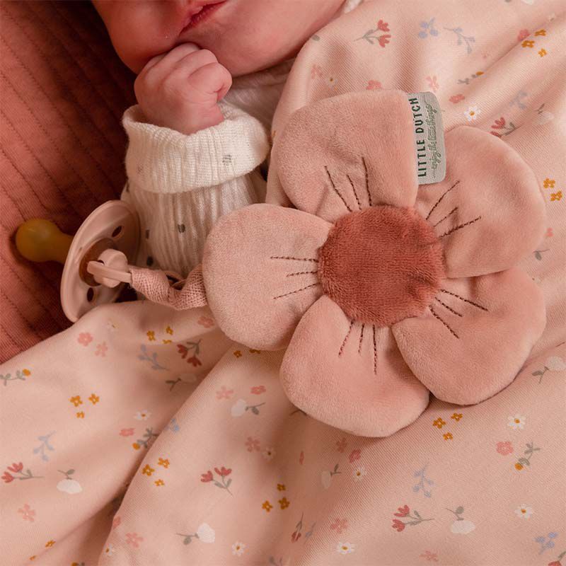 LITTLE DUTCH Muchláček na šidítko Květiny a motýli - obrázek 2