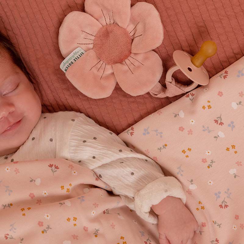 LITTLE DUTCH Muchláček na šidítko Květiny a motýli - obrázek 3