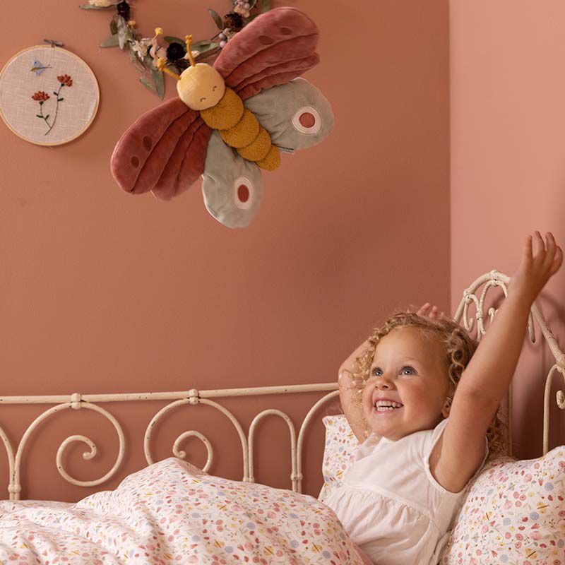 LITTLE DUTCH Motýl plyšový Květiny a motýli - obrázek 4