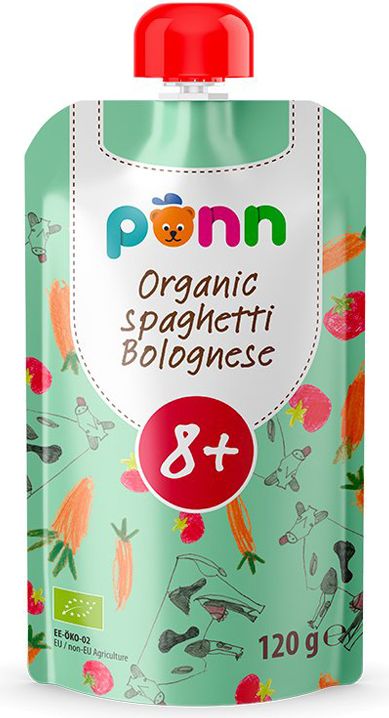 SALVEST Põnn BIO Boloňské špagety 3 x 120 g - obrázek 2