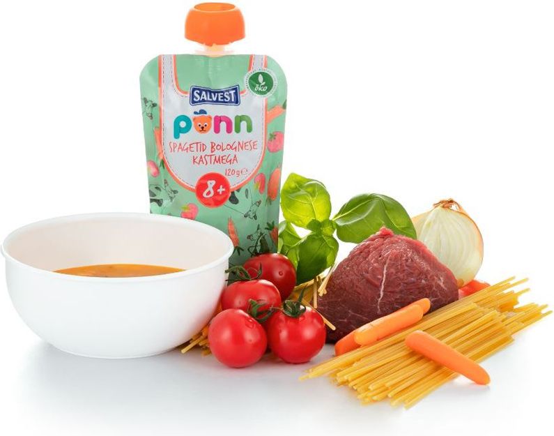 SALVEST Põnn BIO Boloňské špagety 3 x 120 g - obrázek 4