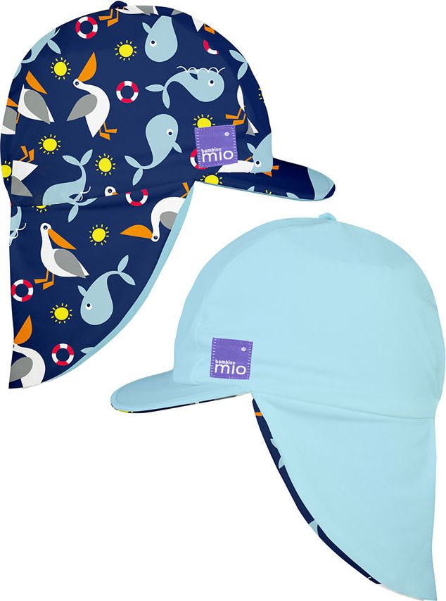 BAMBINO MIO Čepice dětská koupací, UV 50+, Nautical, vel. S/M (0-12 m) - obrázek 2