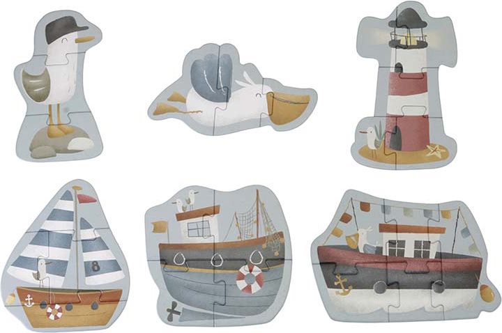 LITTLE DUTCH Puzzle 6v1 Námořnický záliv - obrázek 2