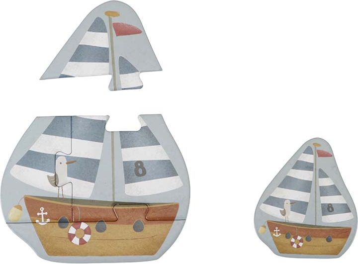 LITTLE DUTCH Puzzle 6v1 Námořnický záliv - obrázek 5