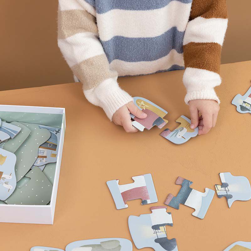 LITTLE DUTCH Puzzle 6v1 Námořnický záliv - obrázek 9