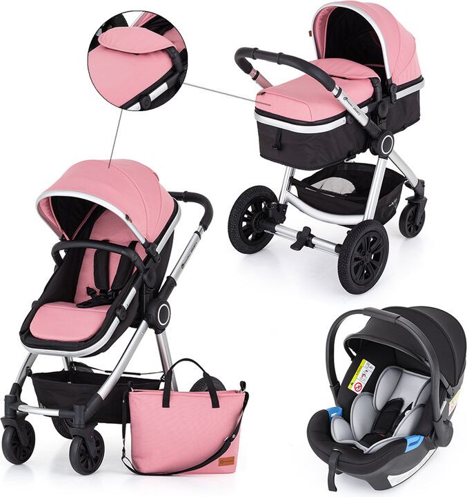 Petite&Mars kombinovaný 3v1 Grand II Platinum Pink 2022 - obrázek 1