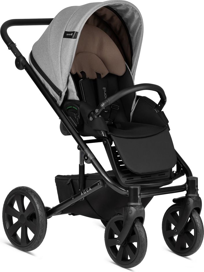Noordi Noordi kombinovaný kočárek AQUA Light Grey - obrázek 8