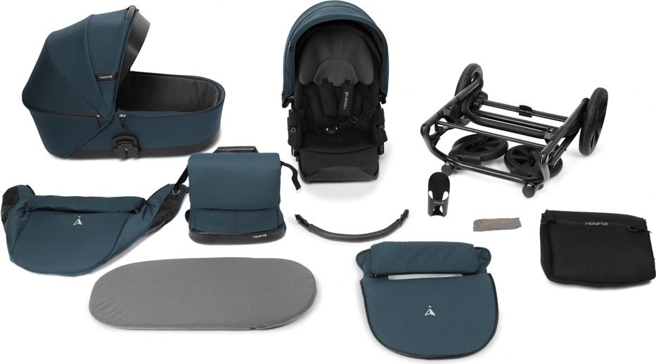 Noordi Noordi kombinovaný kočárek AQUA Ocean Blue - obrázek 13