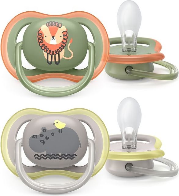 Philips AVENT Šidítko Ultra air Obrázek 6-18m chlapec (lev), 2 ks - obrázek 1