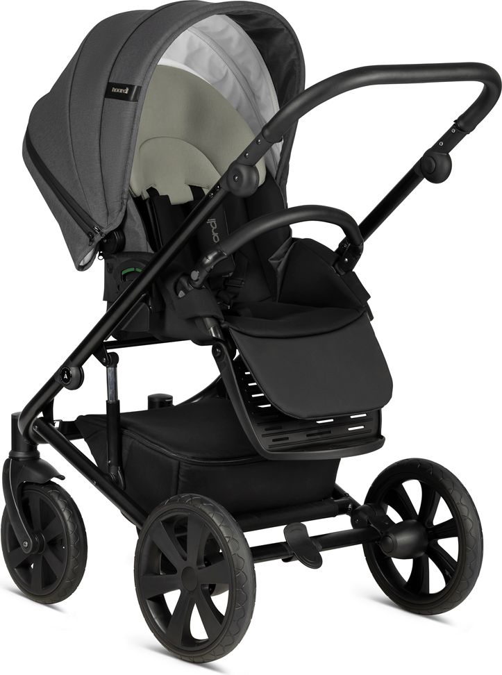 Noordi kombinovaný kočárek Aqua 2v1 Dark Grey - obrázek 2