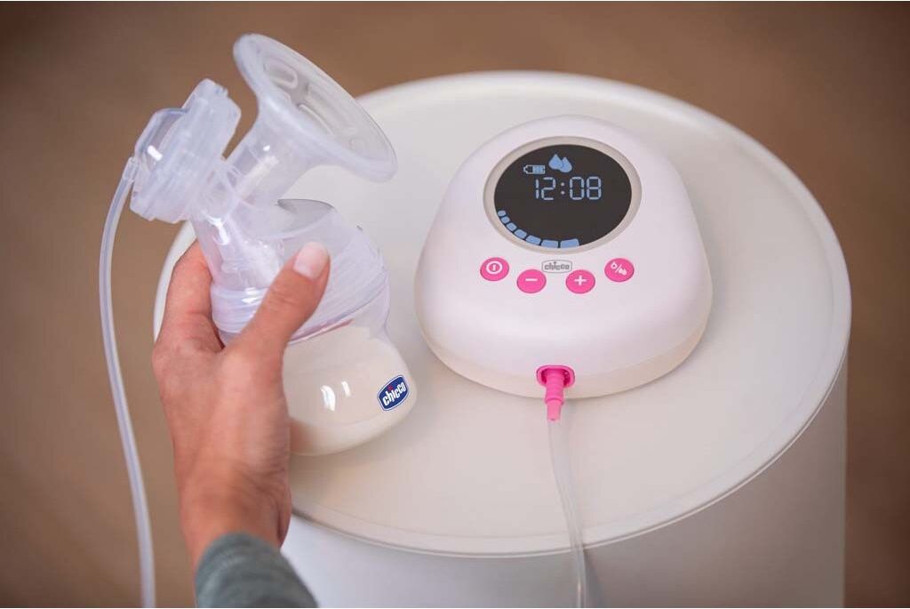 CHICCO Odsávačka mateřského mléka elektrická Single + zdarma Láhev kojenecká Natural Feeling 150ml - obrázek 5
