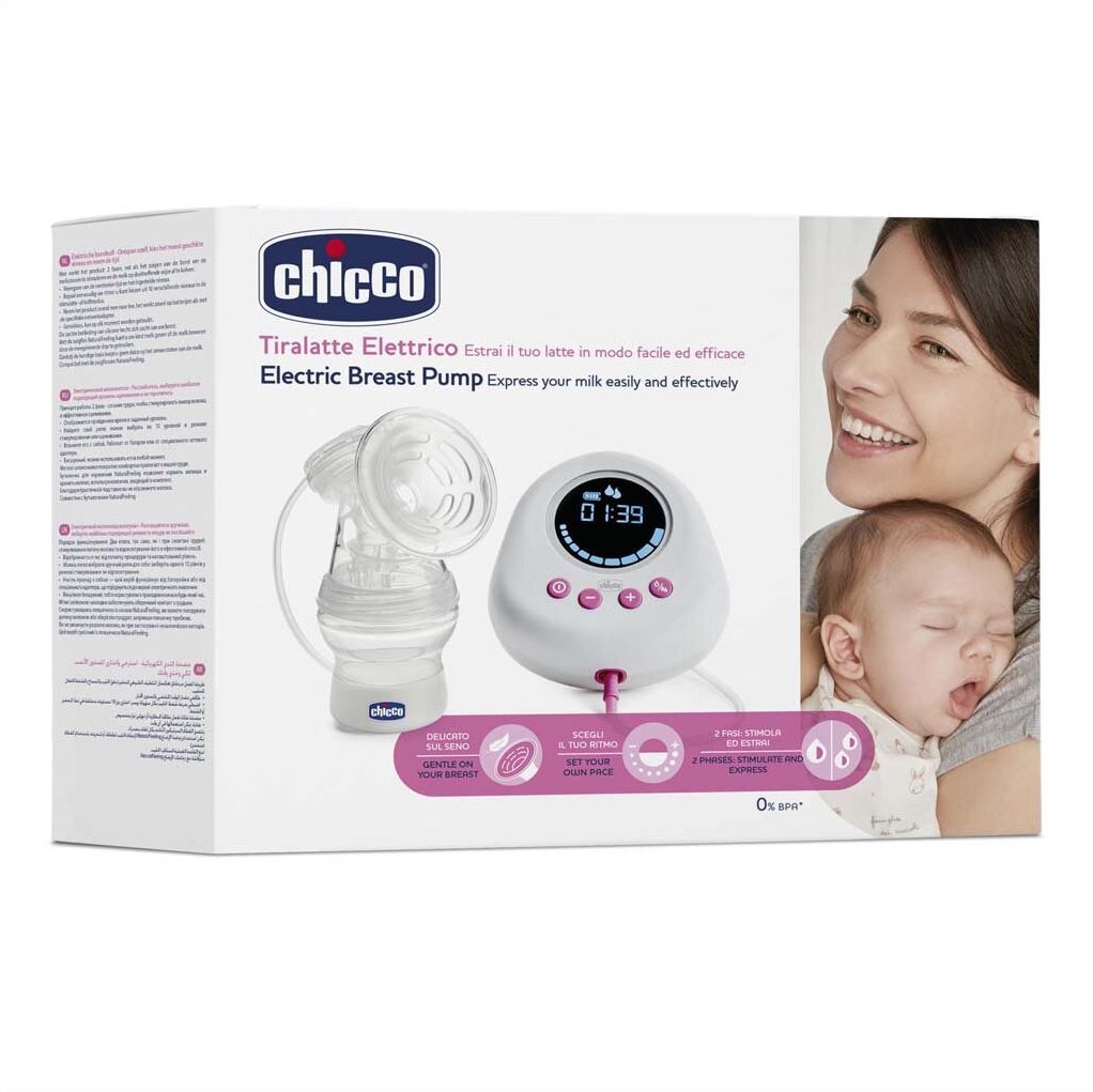 CHICCO Odsávačka mateřského mléka elektrická Single + zdarma Láhev kojenecká Natural Feeling 150ml - obrázek 11
