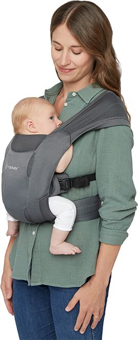 ERGOBABY Nosítko Embrace Soft air mesh - Washed Black - obrázek 2
