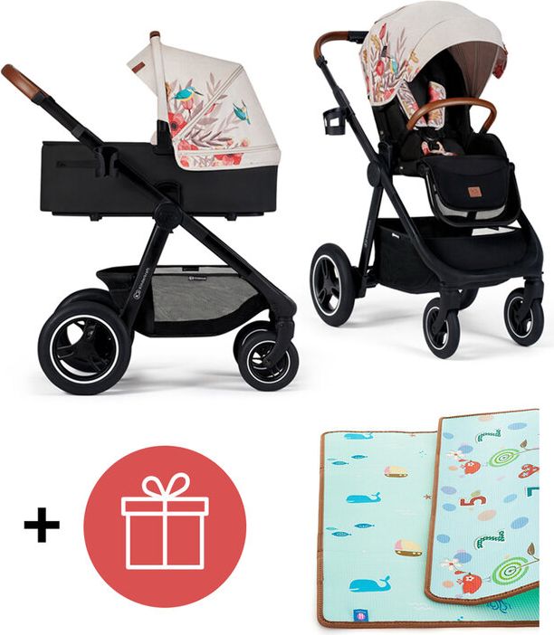 KINDERKRAFT Kočárek Everyday 2v1 Bird + PETITE&MARS Podložka na hraní Joy Nature ZDARMA - obrázek 1