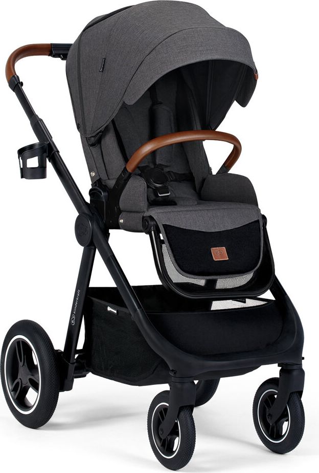 KINDERKRAFT Kočárek Everyday 2v1 Black Dark Grey + ANGELCARE AC027 Monitor pohybu dechu ZDARMA - obrázek 4