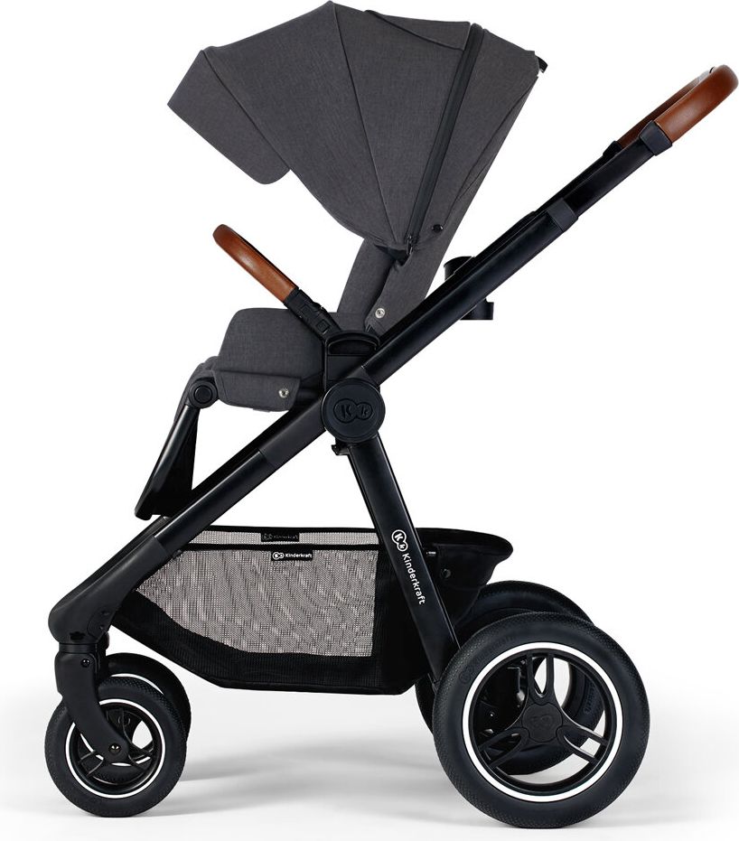 KINDERKRAFT Kočárek Everyday 2v1 Black Dark Grey + ANGELCARE AC027 Monitor pohybu dechu ZDARMA - obrázek 6