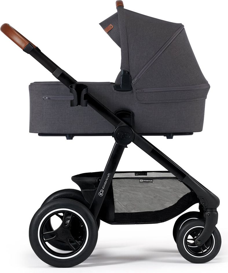 KINDERKRAFT Kočárek Everyday 2v1 Black Dark Grey + ANGELCARE AC027 Monitor pohybu dechu ZDARMA - obrázek 9
