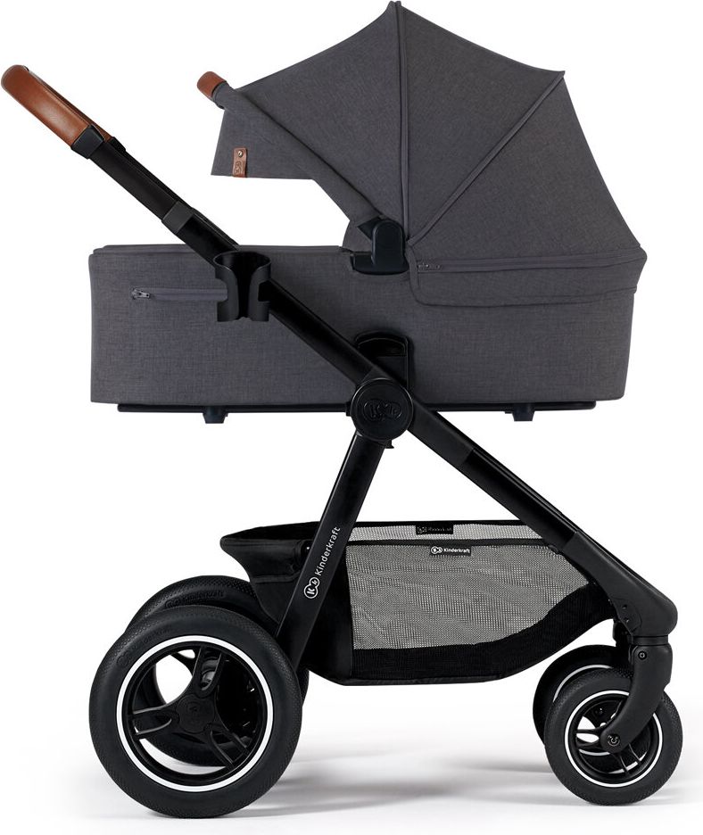 KINDERKRAFT Kočárek Everyday 2v1 Black Dark Grey + ANGELCARE AC027 Monitor pohybu dechu ZDARMA - obrázek 10