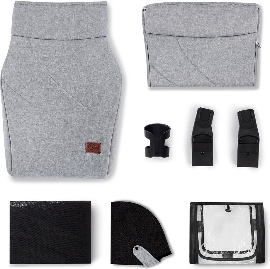 KINDERKRAFT Kočárek Everyday 2v1 Black Dark Grey + ANGELCARE AC027 Monitor pohybu dechu ZDARMA - obrázek 14