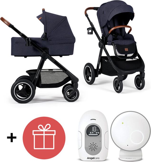 KINDERKRAFT Kočárek Everyday 2v1 Denim + ANGELCARE AC110 Audio chůvička ZDARMA - obrázek 1