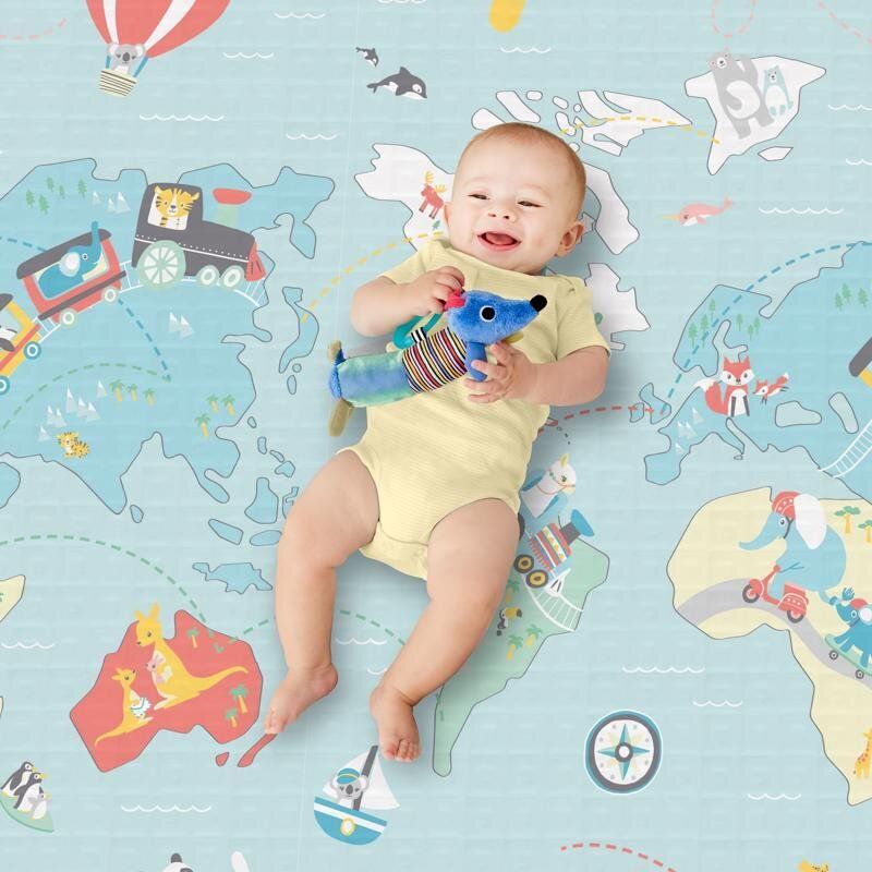 KINDERKRAFT Kočárek Everyday 2v1 Light Grey + SKIP HOP Podložka na hraní Malý cestovatel 0m+ ZDARMA - obrázek 35