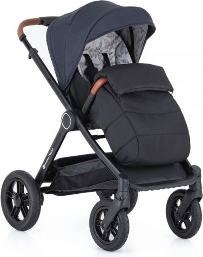 PETITE&MARS Kočárek 2v1 Trails Anthracite Blue + PETITE&MARS Postýlka Koot - Lion Grey ZDARMA - obrázek 6