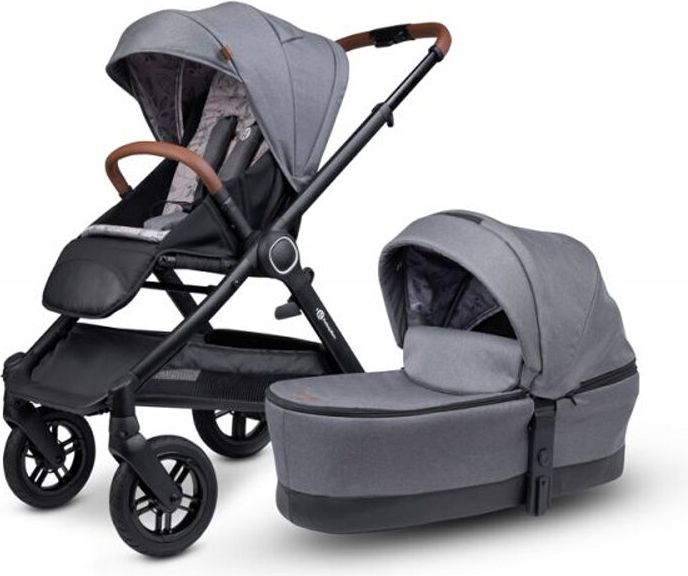 PETITE&MARS Kočárek 2v1 Trails Ultimate Grey + ANGELCARE AC110 Audio chůvička ZDARMA - obrázek 3