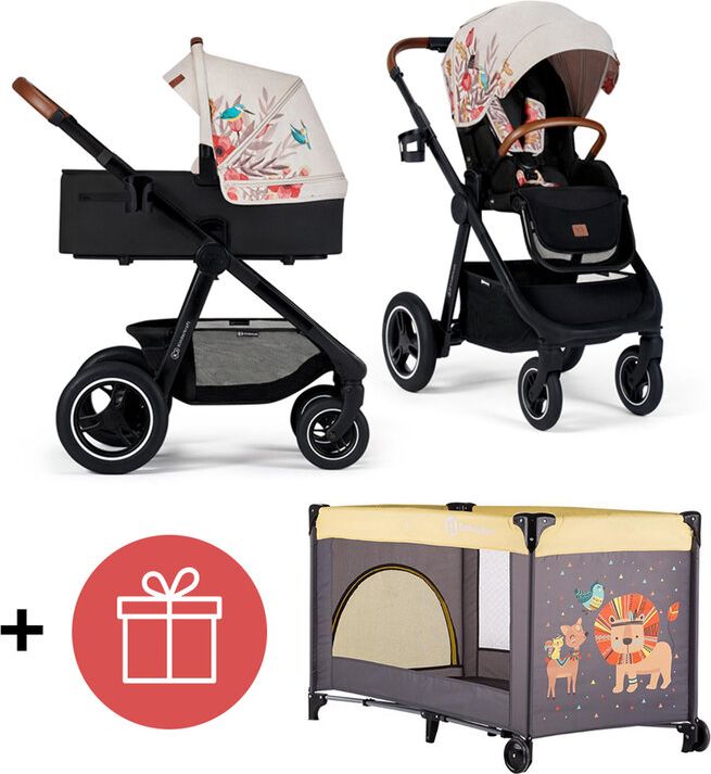 KINDERKRAFT Kočárek Everyday 2v1 Bird + PETITE&MARS Postýlka cestovní Koot - Lion Yellow ZDARMA - obrázek 1