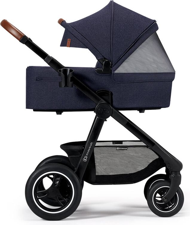 KINDERKRAFT Kočárek Everyday 2v1 Denim + PETITE&MARS Postýlka cestovní Koot - Fox Aqua ZDARMA - obrázek 6