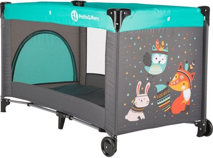 KINDERKRAFT Kočárek Everyday 2v1 Denim + PETITE&MARS Postýlka cestovní Koot - Fox Aqua ZDARMA - obrázek 32