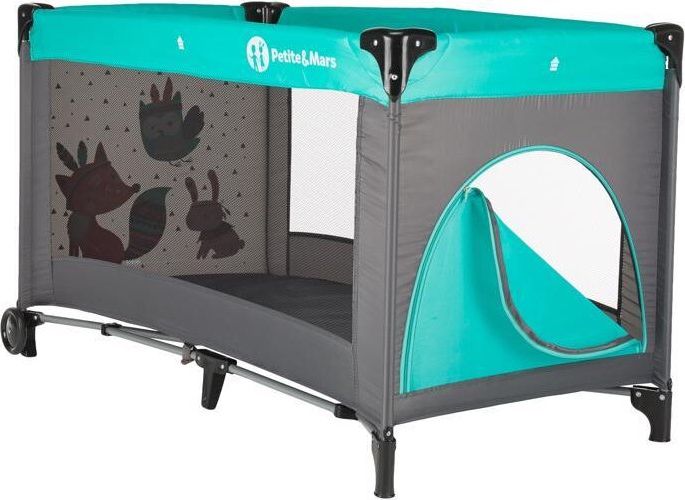 PETITE&MARS Kočárek 2v1 Trails Iron Green + PETITE&MARS Postýlka cestovní Koot - Fox Aqua ZDARMA - obrázek 27